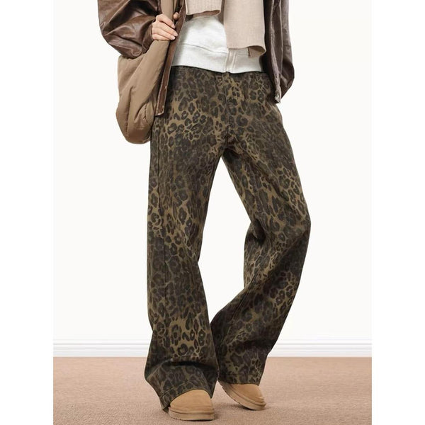 Alfrik Eden™ Leopardmönster Jeans